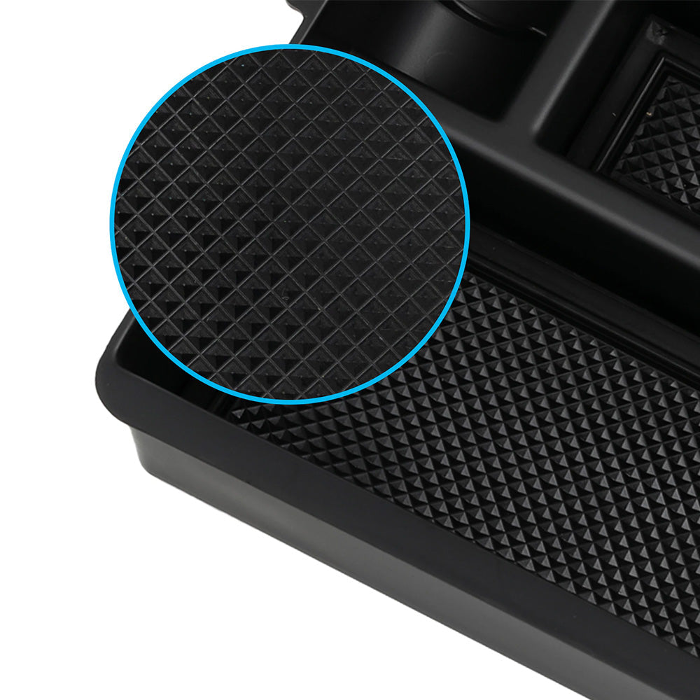 Black Center Console Armrest Storage Box Tray Suitable For Isuzu D-Max / DMAX-4