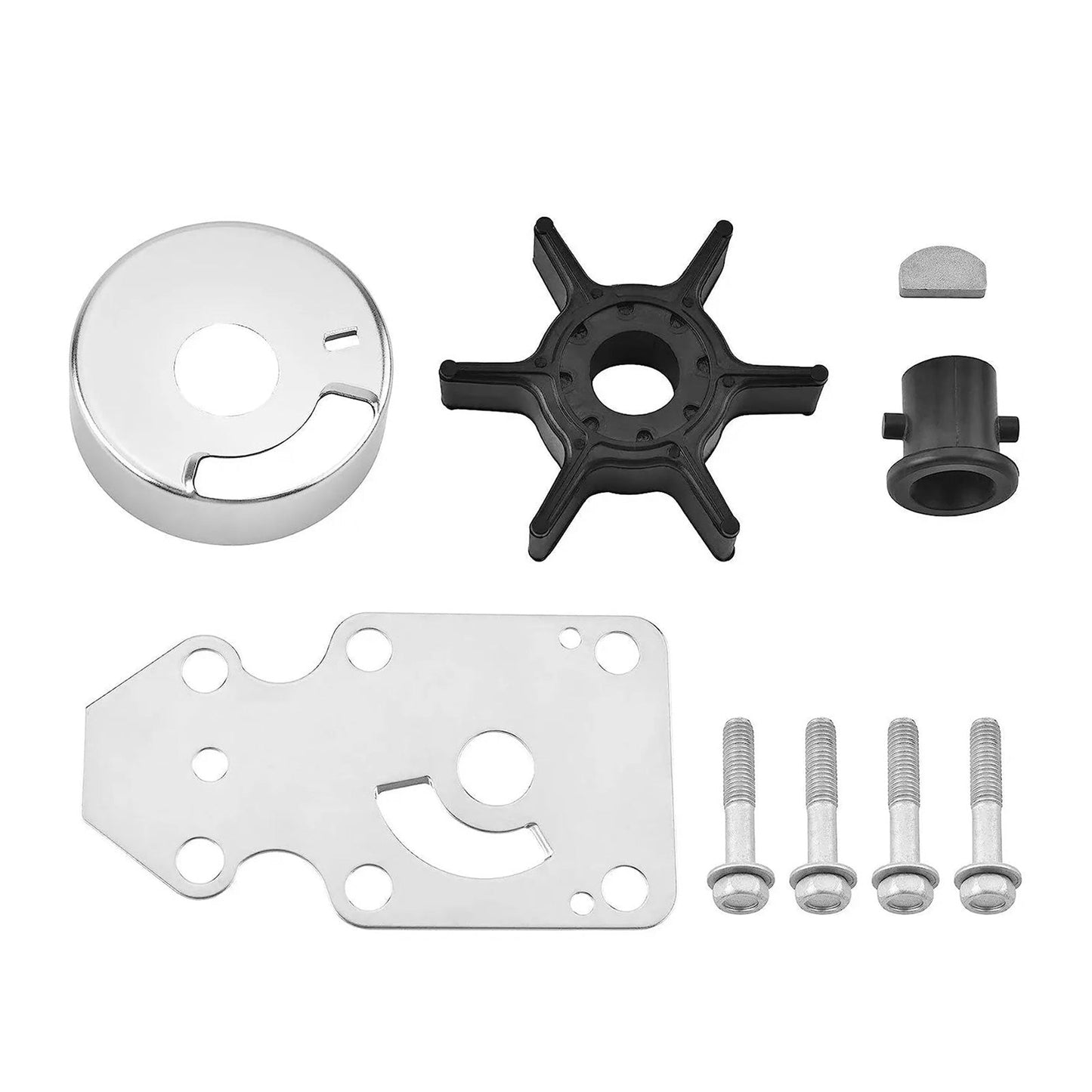 Water Pump Impeller Kit Suitable For Yamaha 9.9 15 HP 2 Strokeb 63V-W0078-01-4