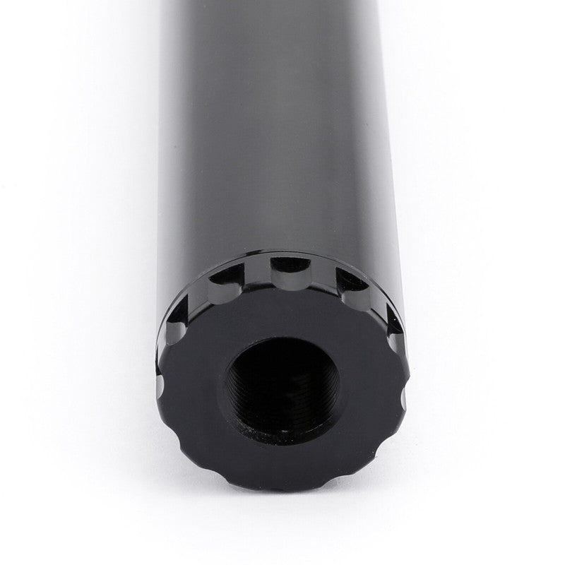 1x6 Aluminum Inline Fuel Filter 1/2-28 Suitable For Universal Car Use Black-4