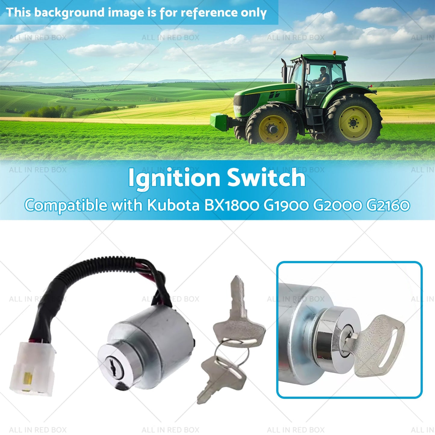 Ignition Switch 66101-55200 Suitable for Kubota BX1800 G1900 G2000 66101-55200-2