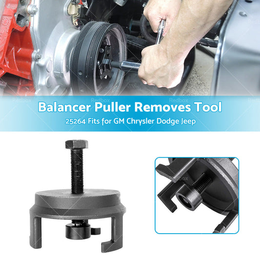 25264 Harmonic Balancer Puller Crank Pulley Puller Quickly Removes Tool For GM-1