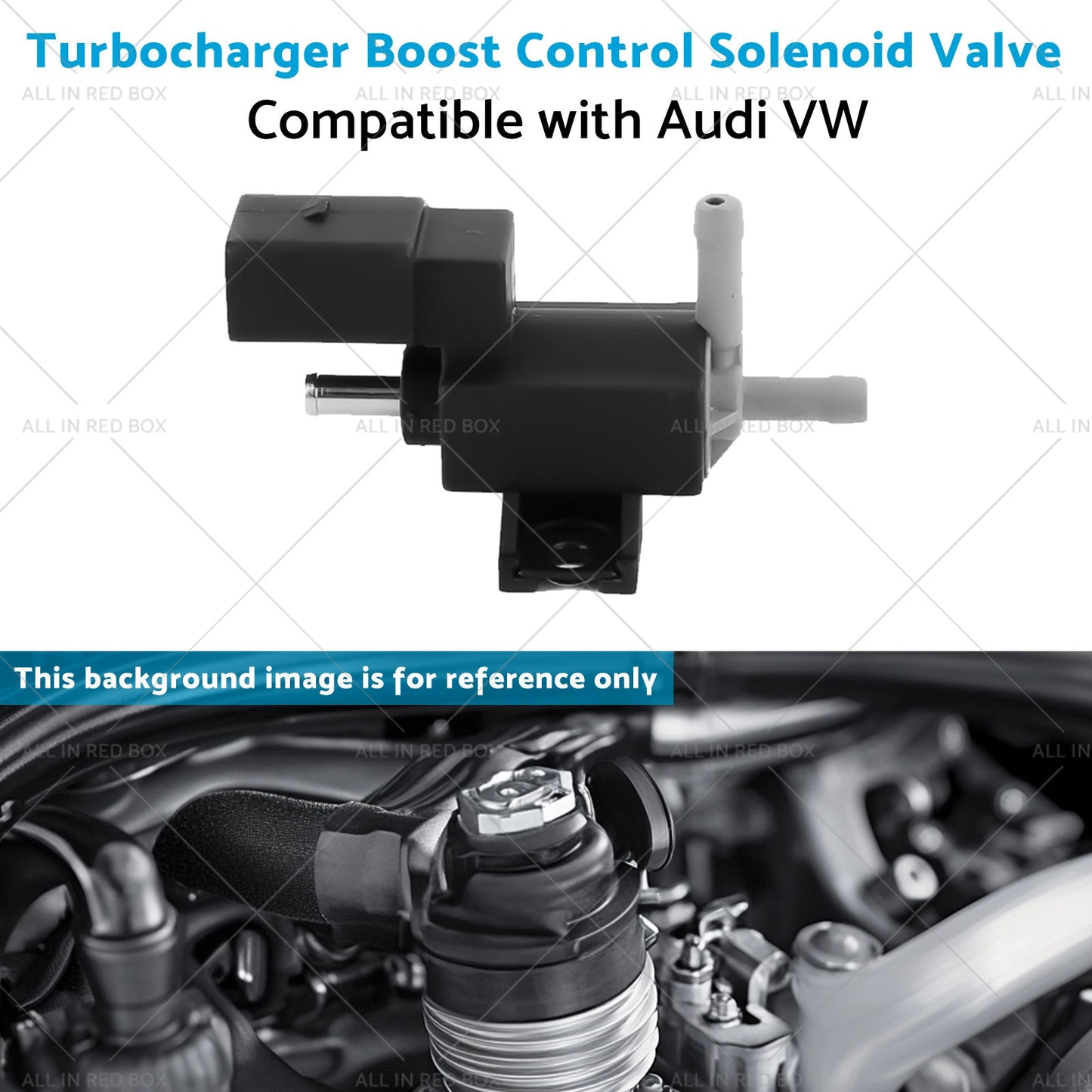 Turbocharger Boost Control Solenoid Valve Suitable for Audi VW 06F906283F-4