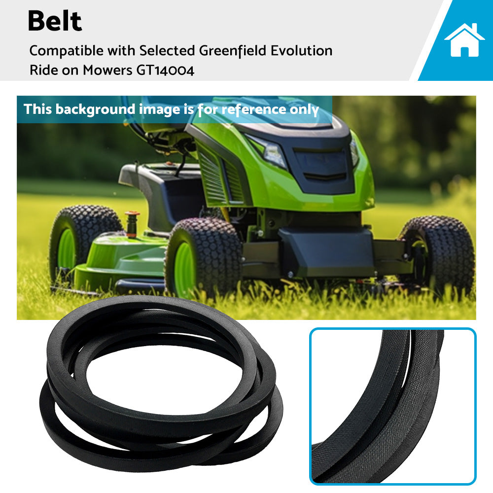 Drive Belt Suitable For Selected Greenfield Evolution Ride on Mowers GT14004-4