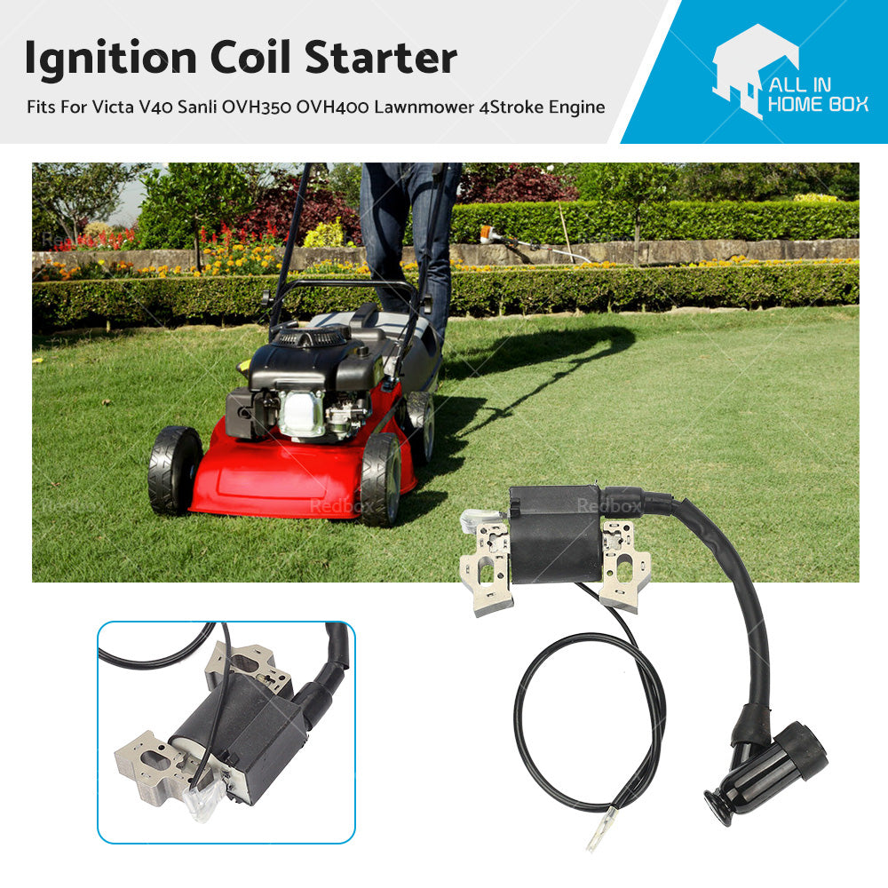 Ignition Coil Starter For Victa V40 Sanli OVH350 OVH400 Lawnmower 4Stroke Engine-0
