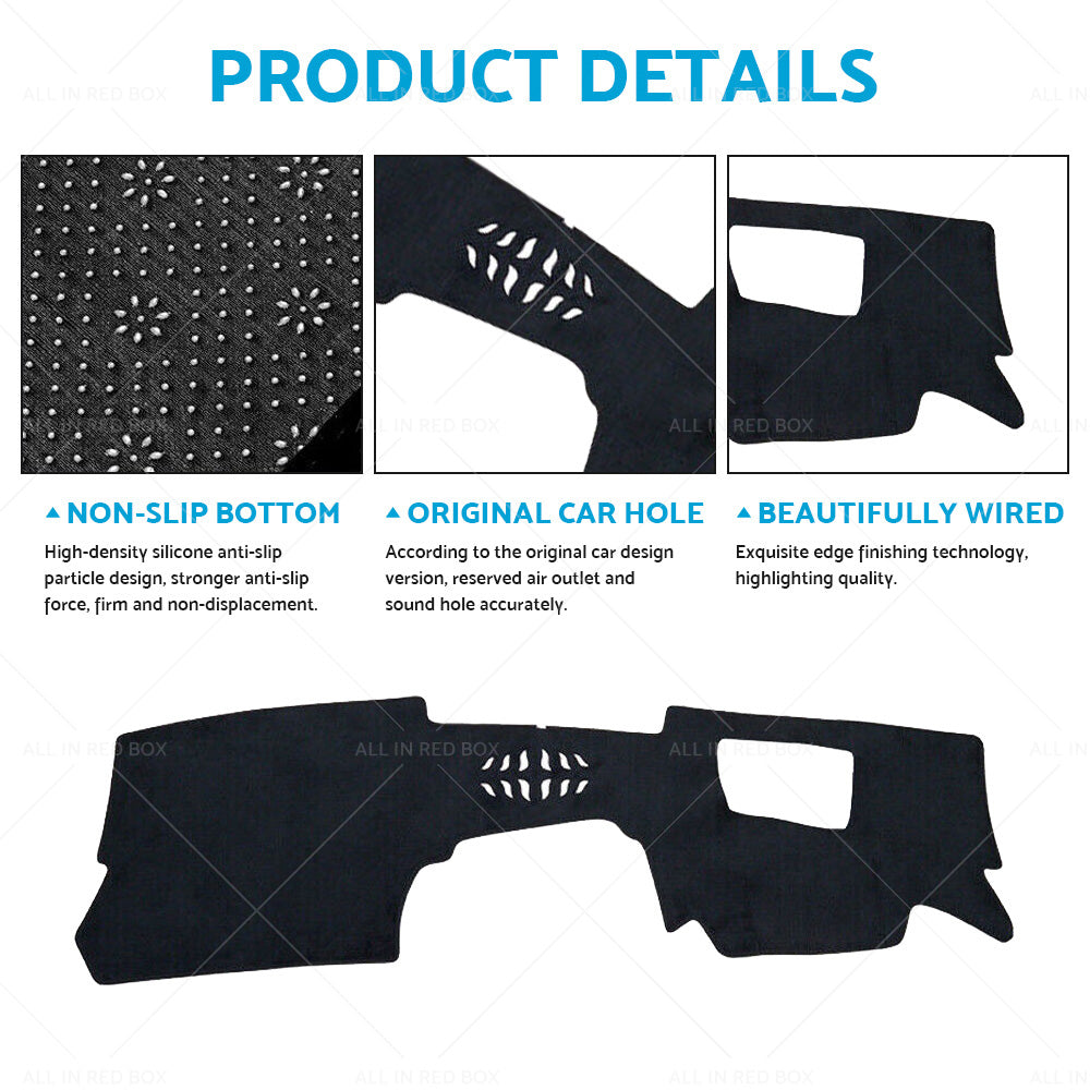 Non-Slip Dash Mat Suitable For Mazda CX-30 CX30 2019-2023 Dashboard Cover w HUD-2