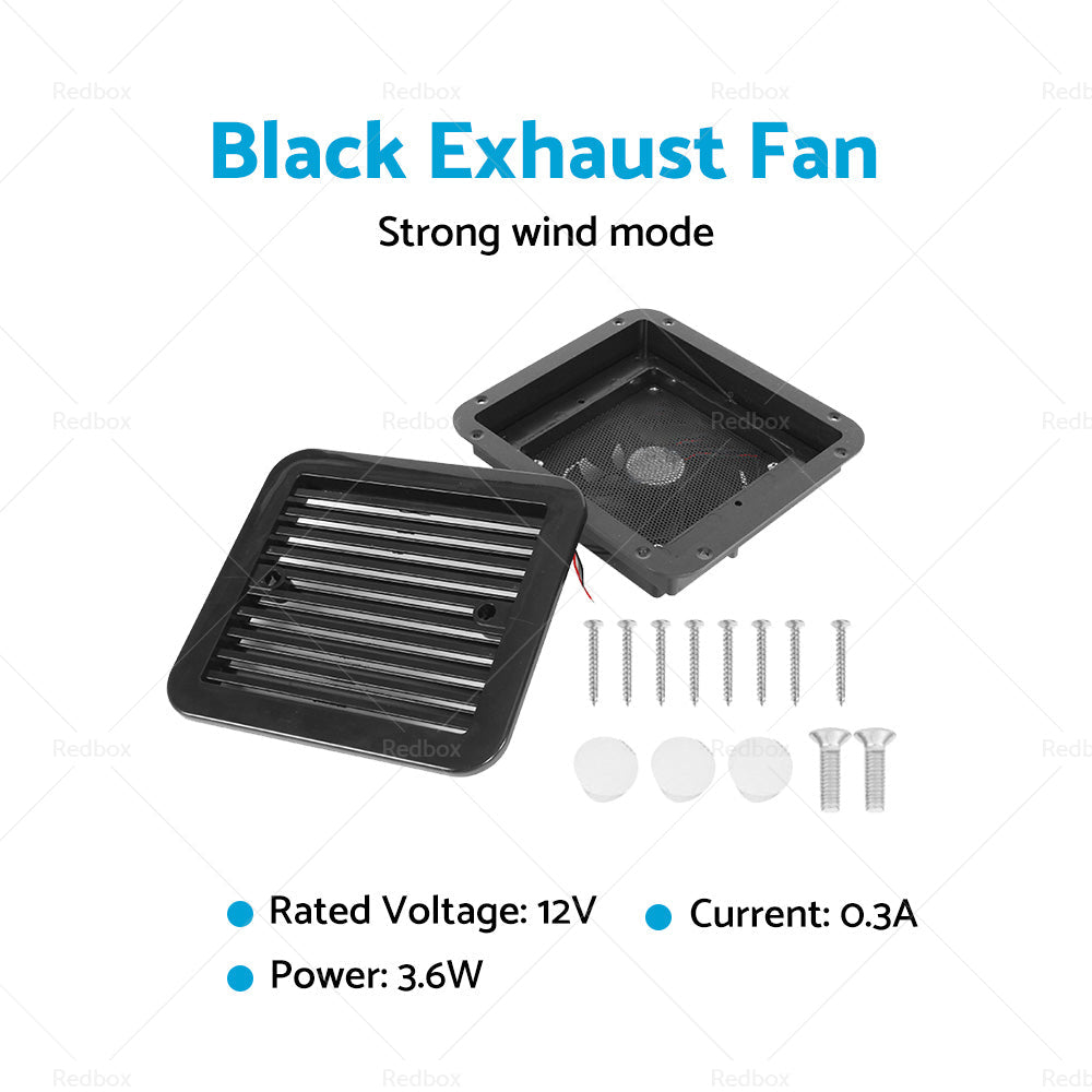 12V Fridge Vent Fan Side Air Ventilation Exhaust Fan for RV Trailer Caravan-3