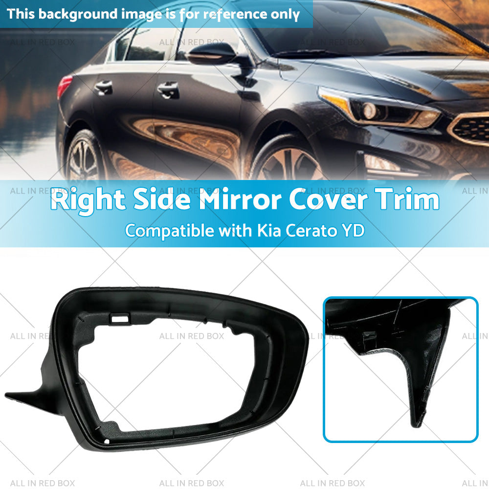 Right Side Mirror Cover Trim Suitable for ?Kia Cerato YD 2013-2018 Matte Black-3