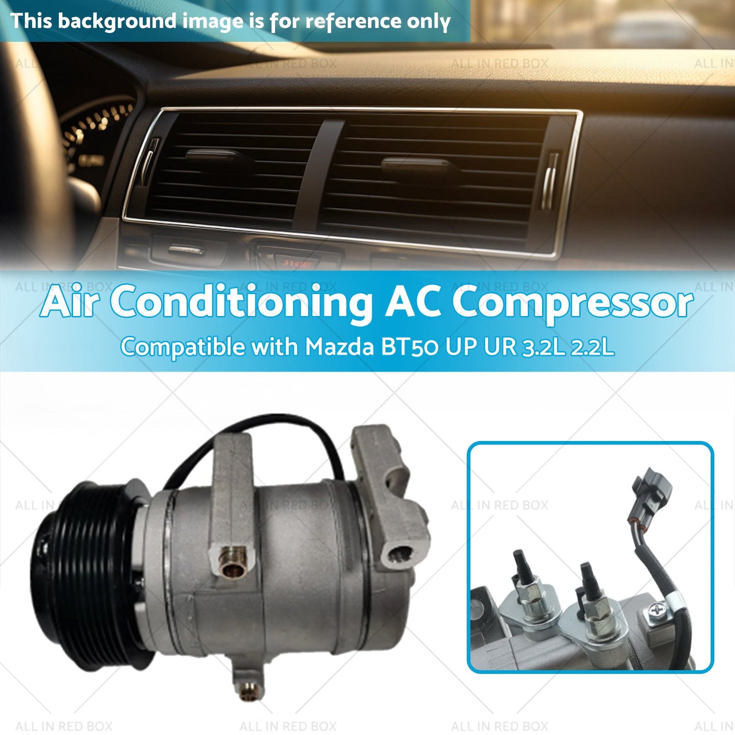 Air Conditioning AC Compressor Suitable for Mazda BT50 UP UR 3. 2L 2. 2L 11-19-2