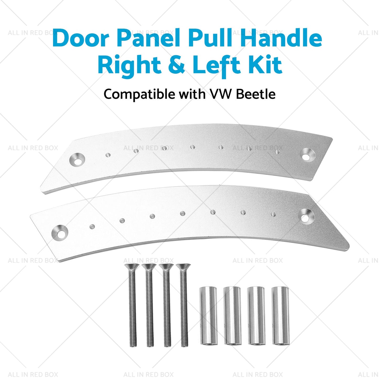 Aluminum Door Panel Pull Handle Right and Left Kit Suitable For VW Beetle 1998-2010-3