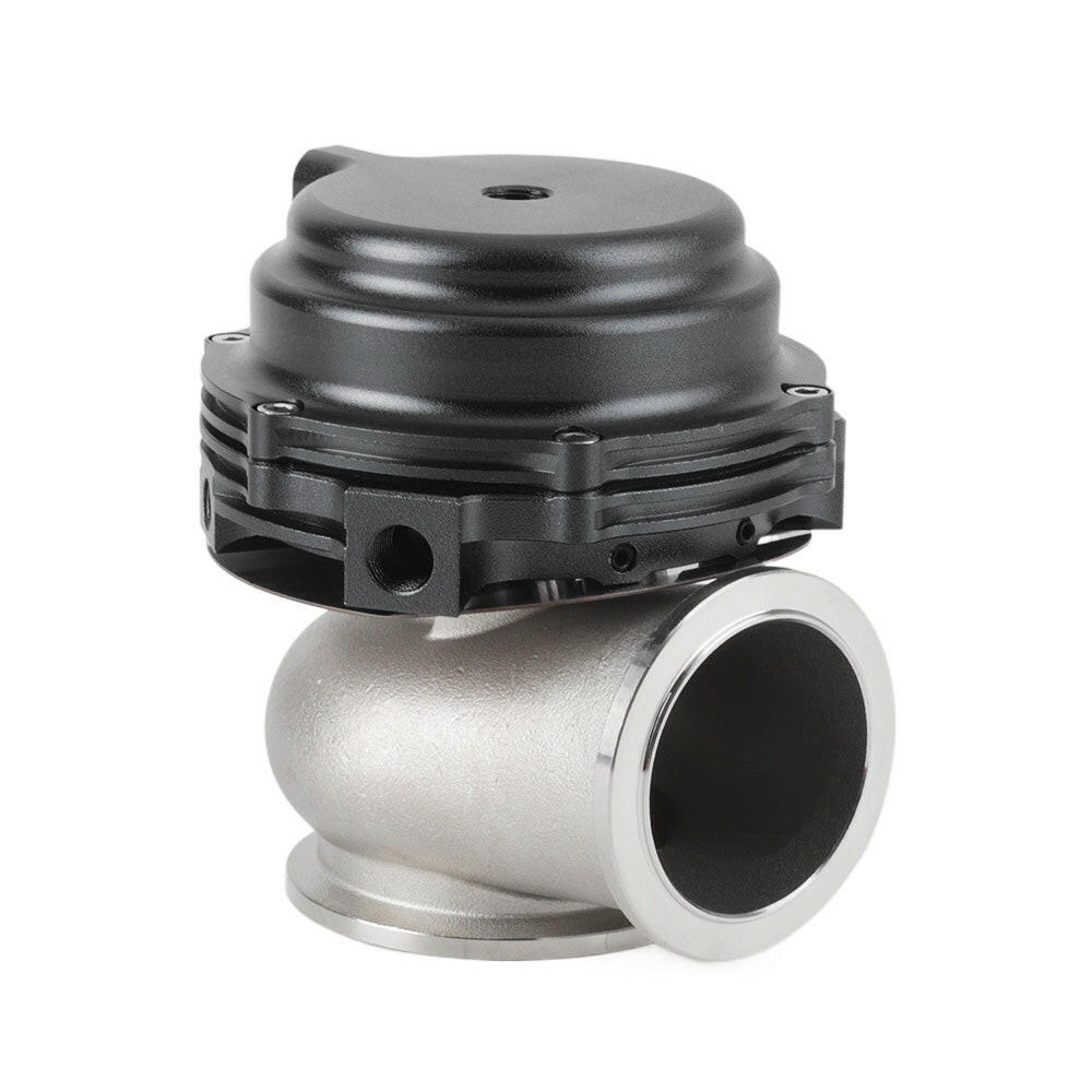 44mm Black Aluminum External Cooled Turbo Wastegate With V-Band Flanges Set-2