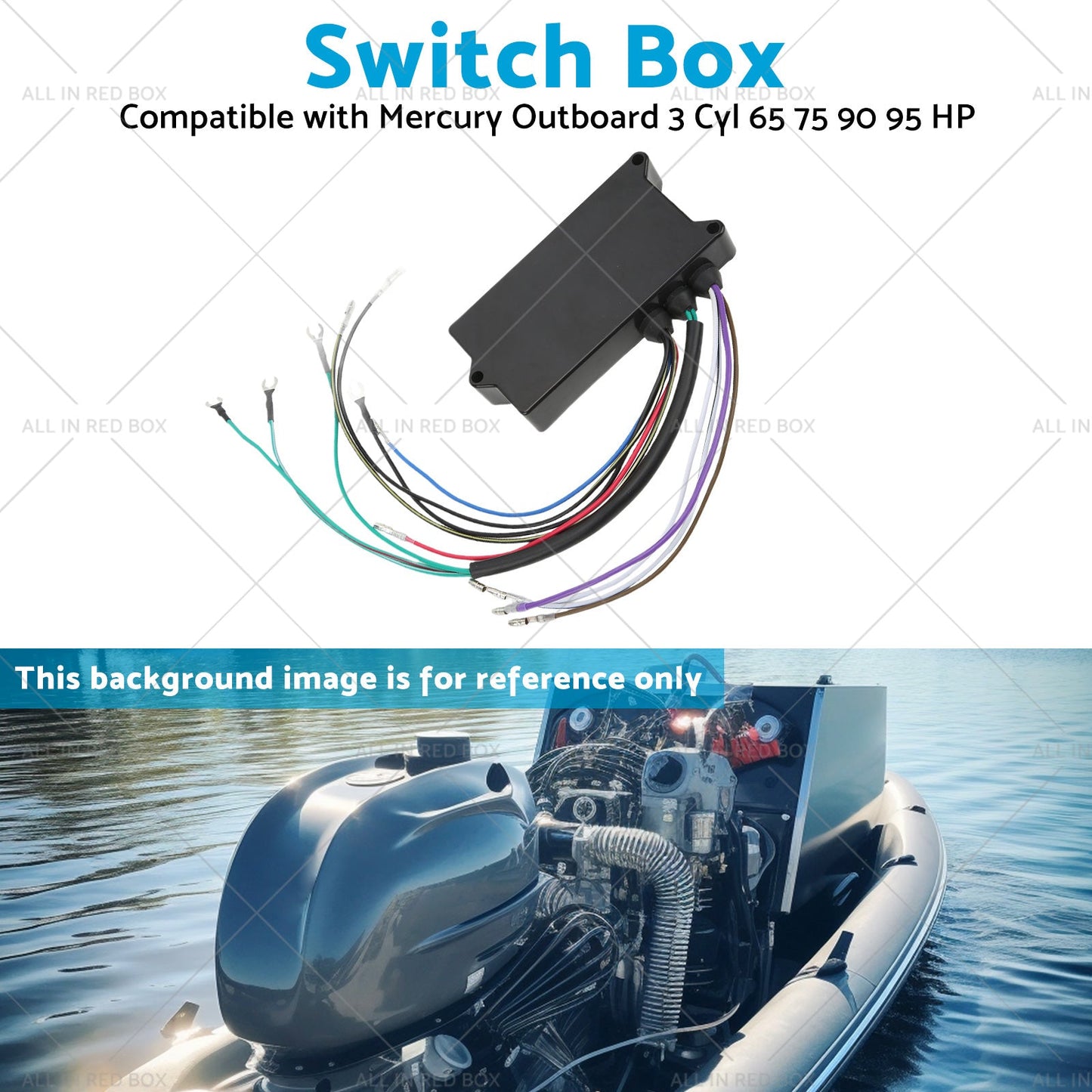 18495A32 Switch Box Suitable for Mercury Outboard 3 Cyl 65 75 90 95 HP 93-97-4