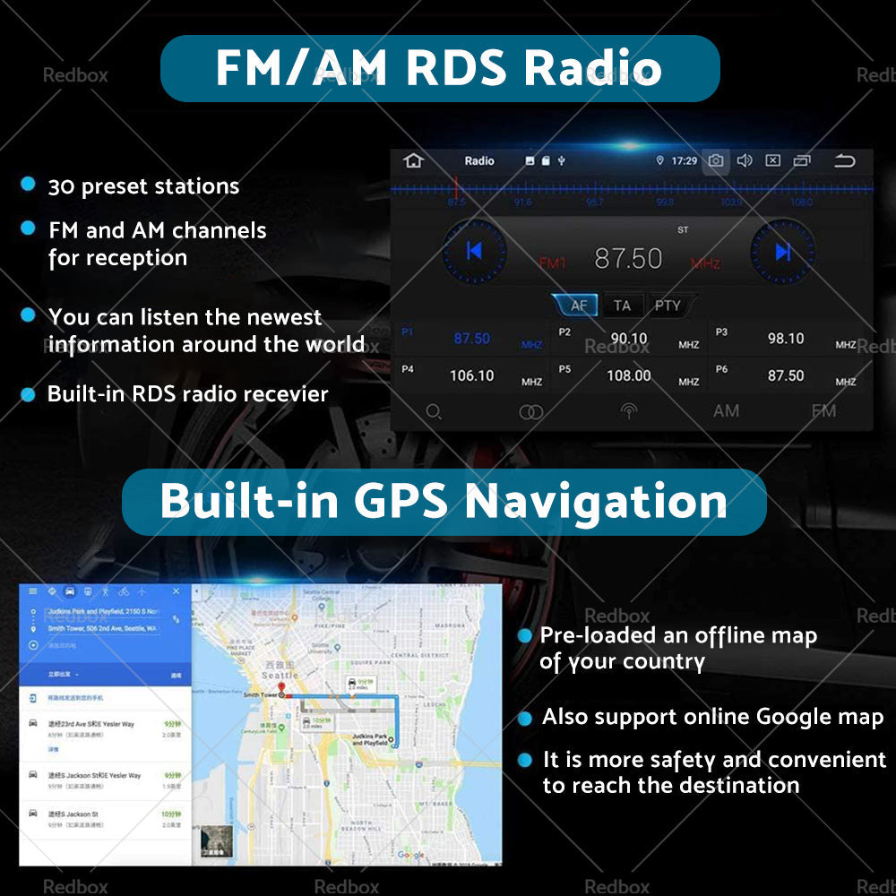 32GB 10. 1inch Carplay Radio Head Unit GPS Navi Suitable for Mitsubishi Lancer 10 CJ-4