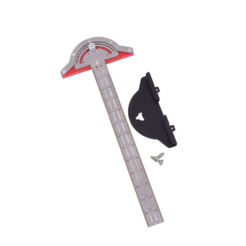 Woodworkers Edge-Rule Adjustable Protractor Angle Finder Stainless Steel Caliper-4