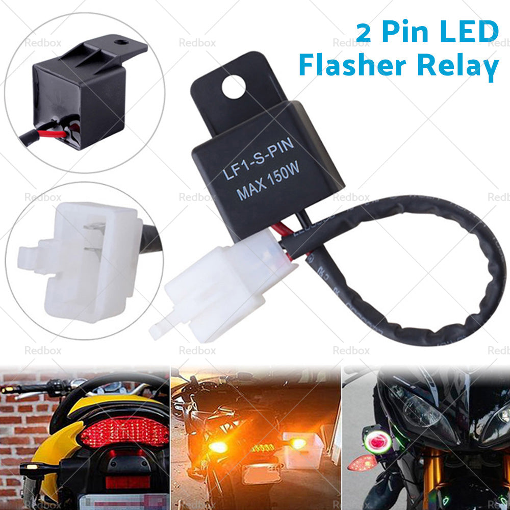 Suitable For Kawasaki Yamaha 2Pin Motorcycle LED Turn Signal Light Flasher Relay-3