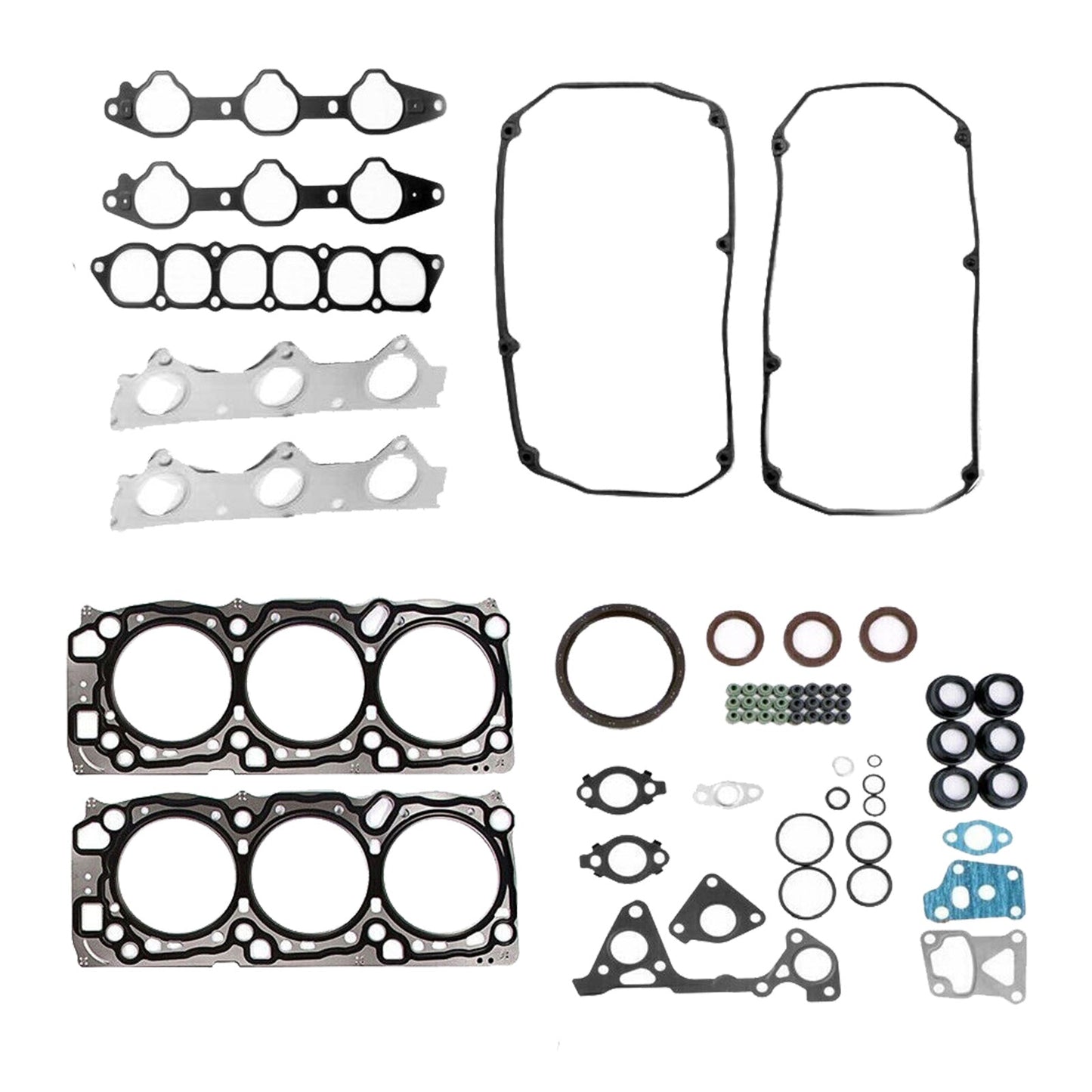 VRS Cylinder Head Gasket Set Suitable for Mitsubishi 6G74 Pajero NL NM NP 3.5 V6-0