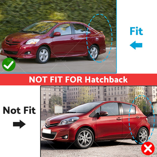 4x Car Window Glass Seal Weatherstrip Sweep Belt Suitable For Toyota Yaris 07-11-1