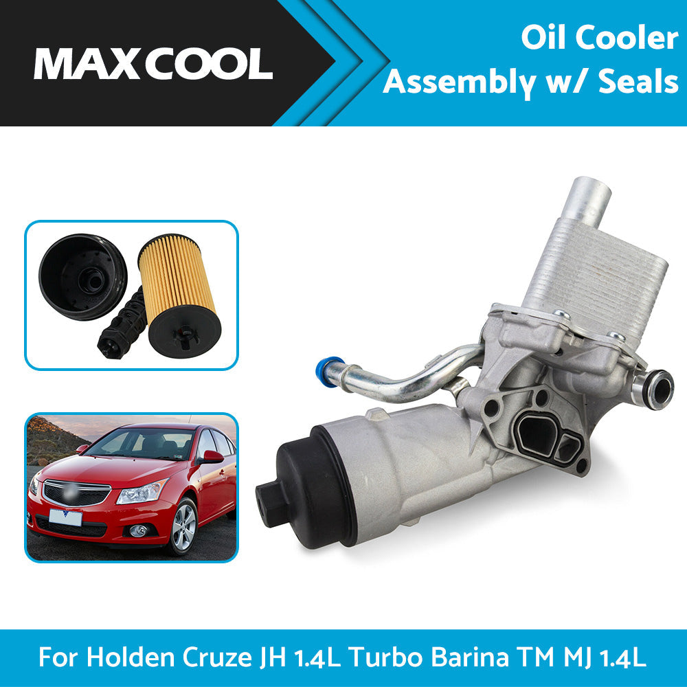 Oil Cooler Assembly w or Seals For Holden Cruze JH 1. 4L Turbo Barina TM MJ 1. 4L-5
