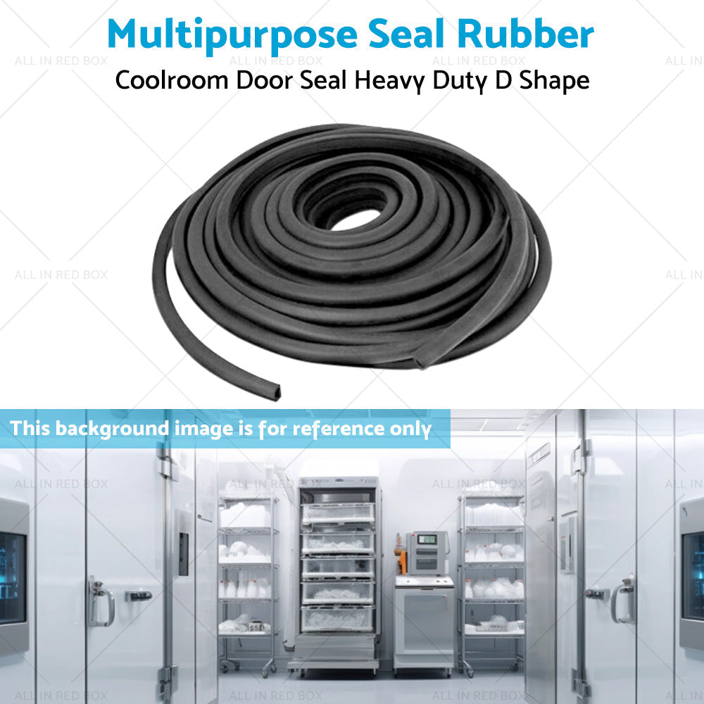 5m or 16x20mm Fridge Seals Rubber Door Gasket Coolroom Door Seal Heavy Duty D Shape-4