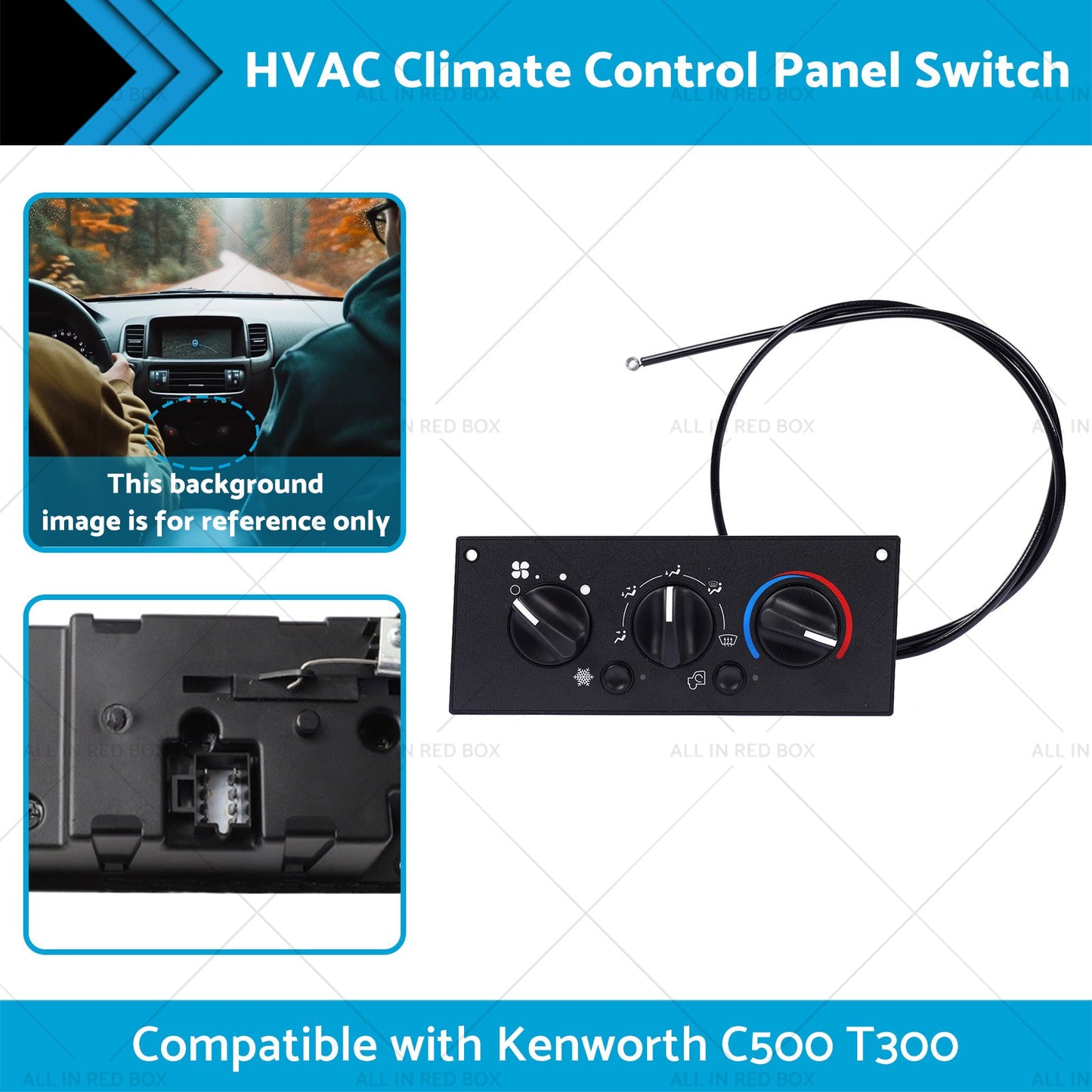 599-5511 HVAC Climate Control Panel Switch Suitable for Kenworth C500 T300 02-06-1
