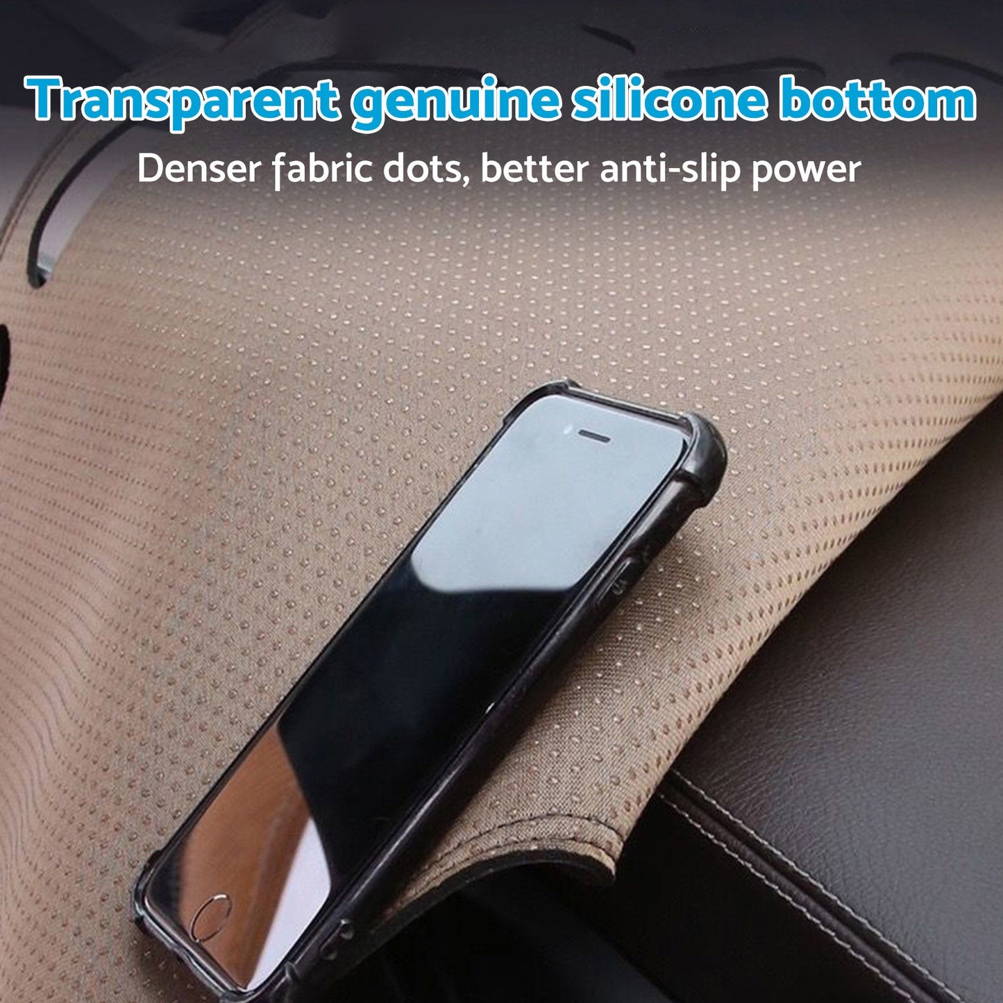 Dash Mat Non-Slip Microfiber Leather Black Suitable For LDV D90 2.0L 2017-2024-2