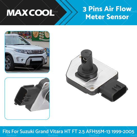 Mass Air Flow Sensor Meter AFM For Suzuki Grand Vitara 2. 5 AFH55M-13 99-05 HT FT-1