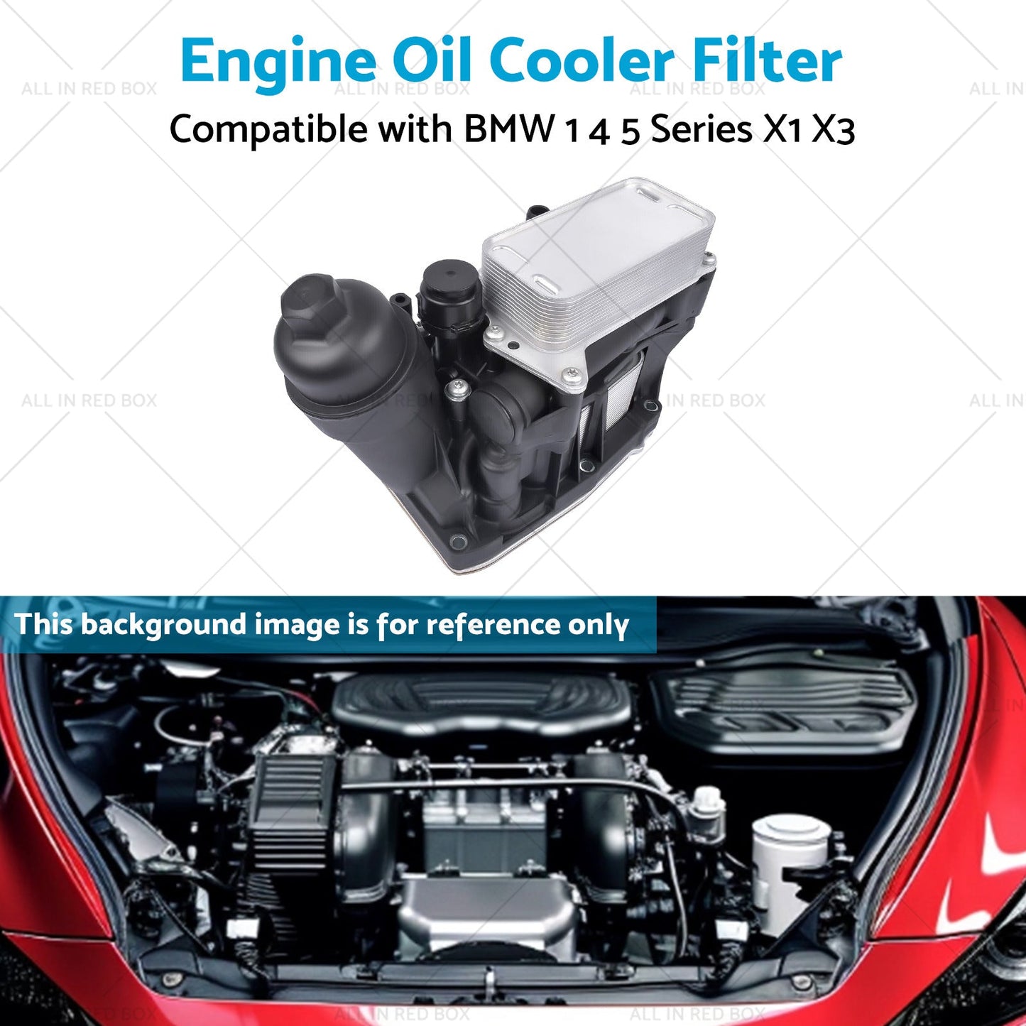 Engine Oil Filter Housing and Cooler 11428507697 SuitableFor BMW N47 N57 F25 10-19-4