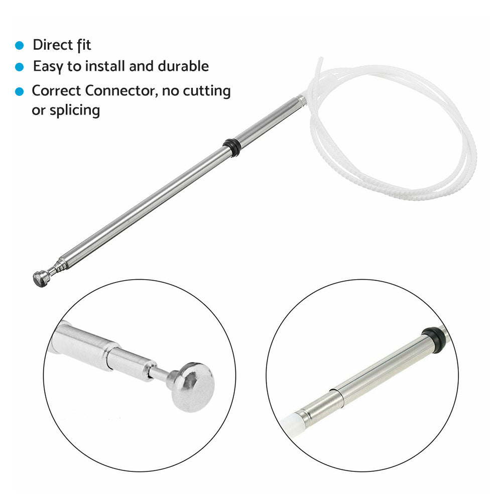 Power Radio Antenna Aerial Mast Rope Suitable For Toyota LandCruiser 100 / 105 Series 1998-2007-3