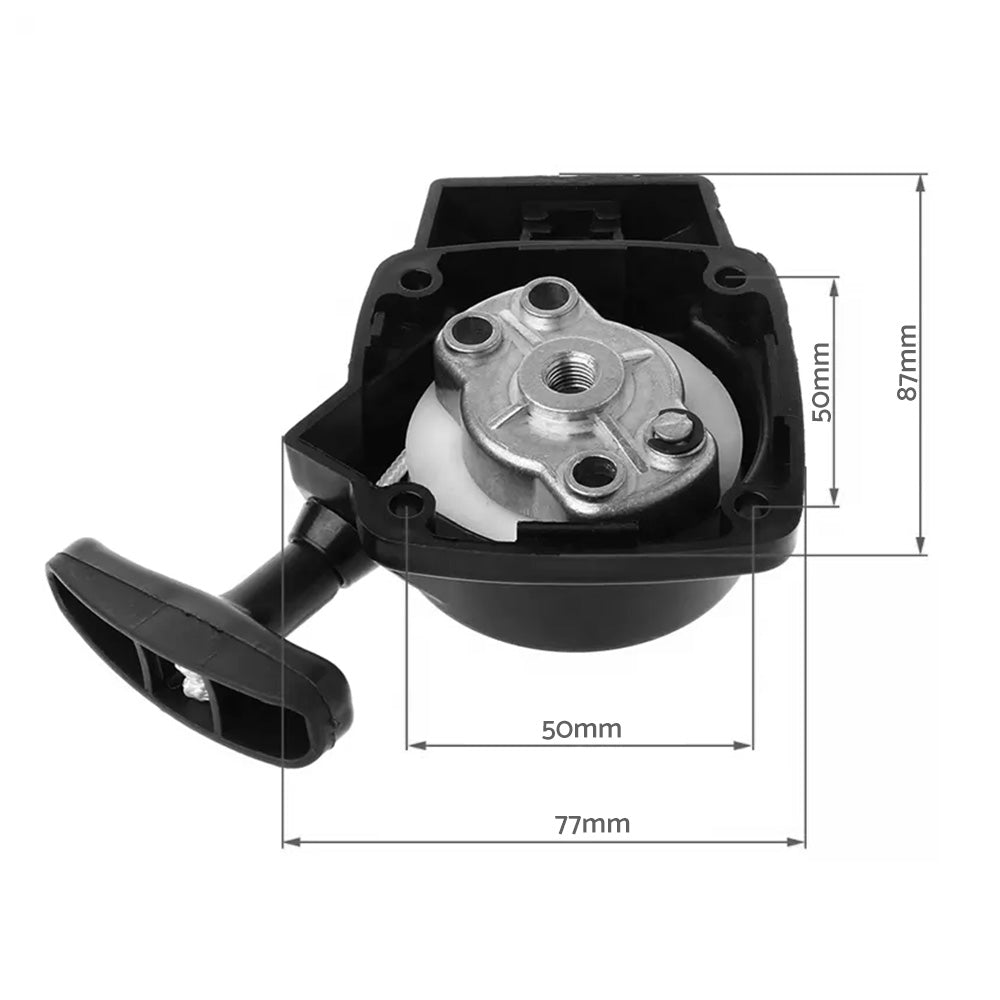 Recoil Pull Start Starter 50mm Suitable For 26CC 1E34F Brush Cutter Grass Trimmer Lawnmower-3