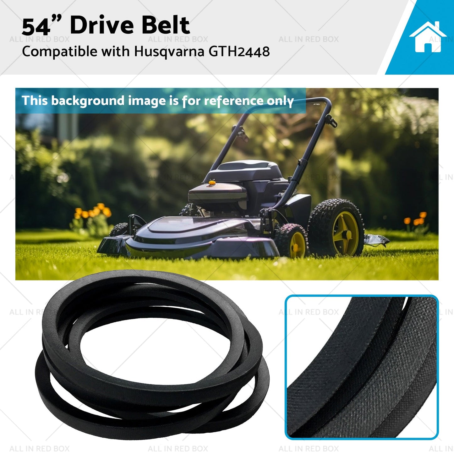 Deck Belt Suitable for 54inch Cub Cadet GT1554 LGT1054 SLT1554 SLTX1054 754-0642-0