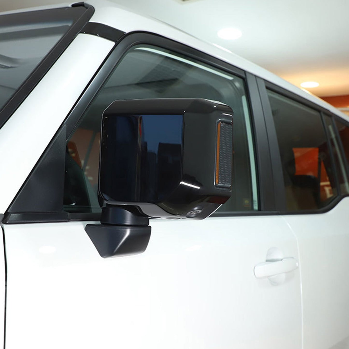 Door Handle & Rearview Mirror Cover Suitable For Prado LC250 2024 Glossy Black-4