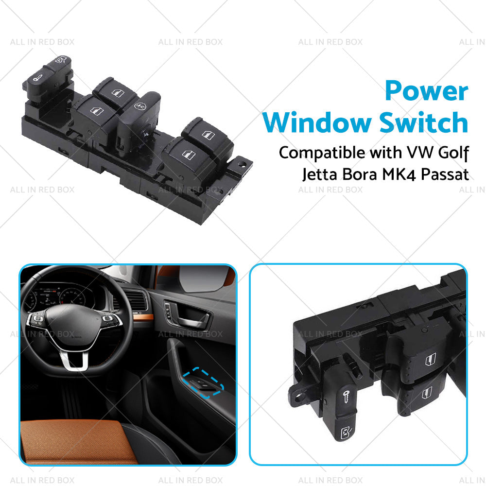 1J4959857C RH Power Window Switch Suitable For VW Golf Jetta Bora MK4 Passat-4