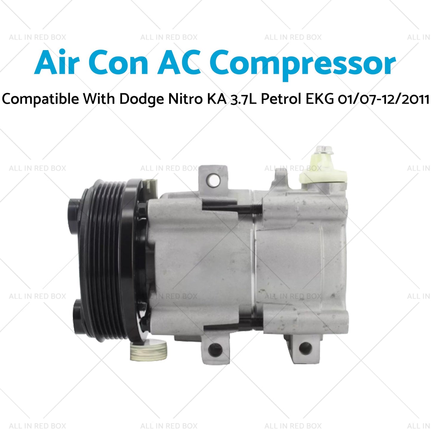 Air Con AC Compressor Suitable for Dodge Nitro KA 3.7L Petrol EKG 01/07-12/2011-3