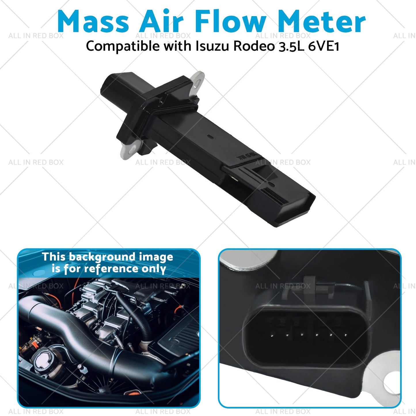 Mass Air Flow Meter Suitable for Isuzu Rodeo 3.5L 6VE1 03 or 03-10 or 06 8973123950-3