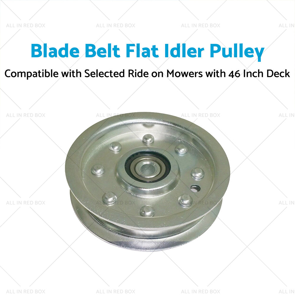 Blade Belt Flat Idler Pulley Suitable for MTD Cub Cadet Ride on Mowers 756-0627-4