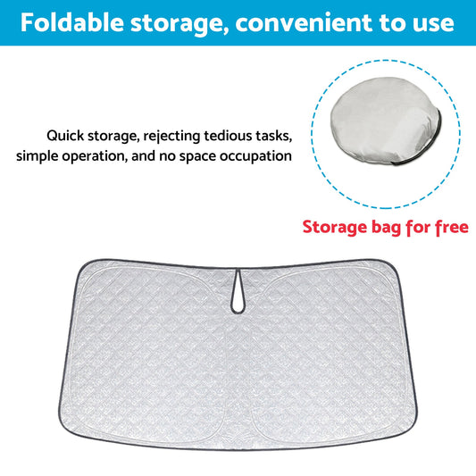 6-Layer Windscreen Sun Shade Suitable For Isuzu D-MAX 2020-2024 UV Protection-1