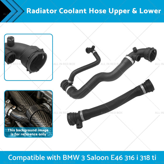 Upper and Lower Radiator Coolant Hose Suitable for BMW 3 Saloon E46 316 i 318 ti-1