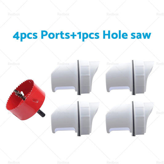 Chicken Feeder Poultry Pro Feeder DIY Port PVC Gravity Fed Chicke Feeder-1