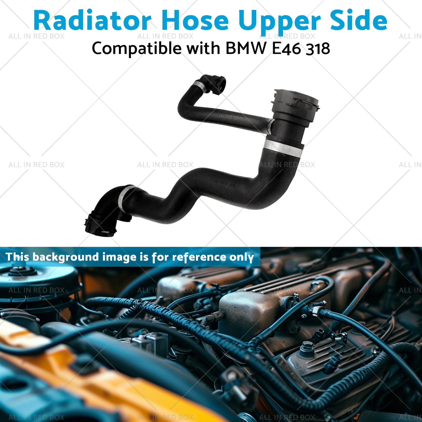17127520668 17127507748 Radiator Hose Upper Side Suitable for BMW E46 318 01-05-4