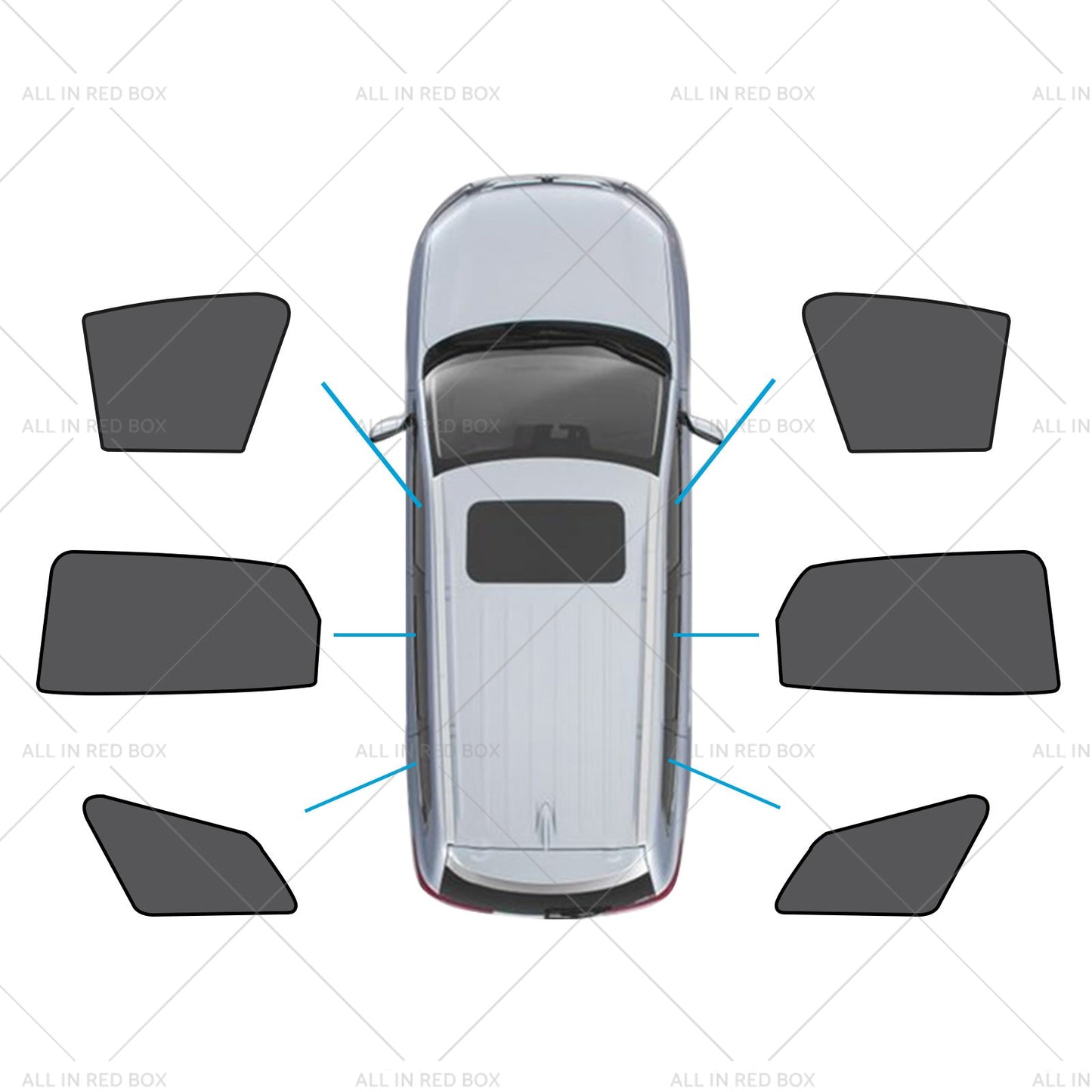 Window Magnetic Mesh Sunshades Suitable for Kia Sportage 21-24 UVA Protection-9