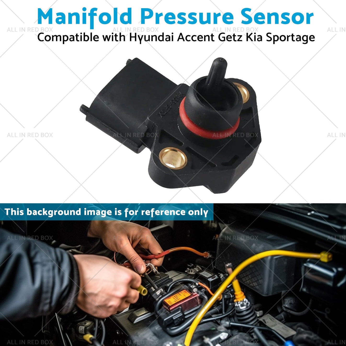 Manifold Pressure Sensor Suitable for Hyundai Accent Tucson Getz Kia Rio-4