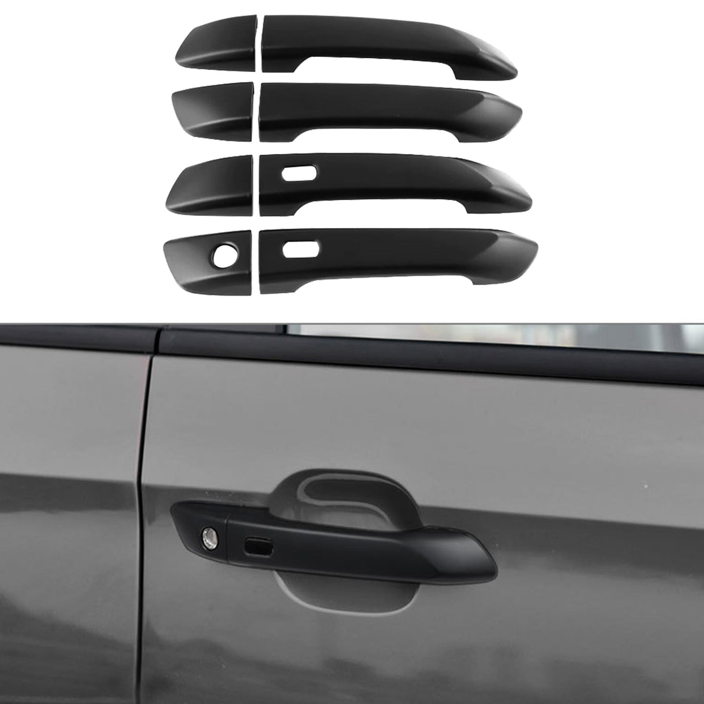 Side Door Handle Cover Trim Suitable for Mazda BT-50 Isuzu D-MAX 2021-2023-2