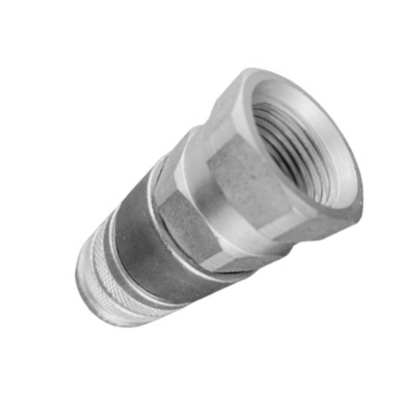Hydraulic Female Flat Faced Coupler Suitable For Bobcat 7246790 1/2in Body 3/4in Sae Thread-3