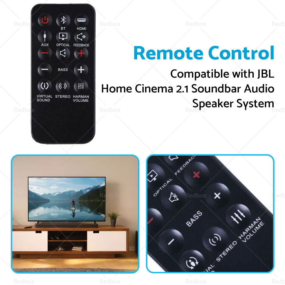 Remote Control Suitable For JBL Home Cinema SB250 SB350 2. 1 AUDIO SPEAKER SYSTEM-4