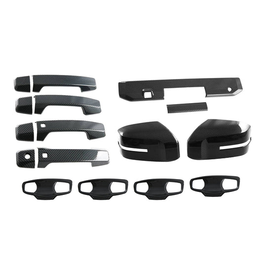 Front Mirror & Rear Door Handle Bowl Cover Suitable For Mitsubishi Triton 2023-2025-1