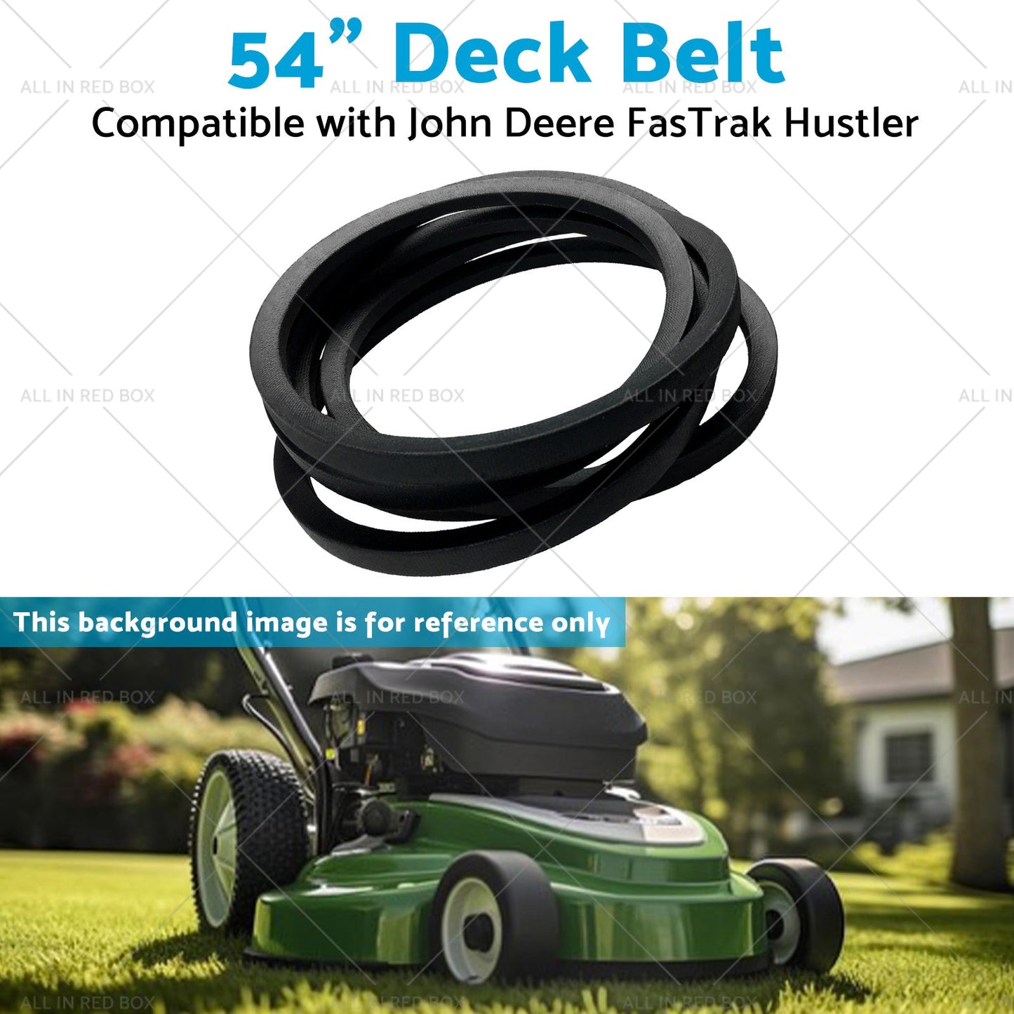 786483 54 inch Deck Belt Suitable for John Deere Hustler 938548 FasTrak SD 933499-3