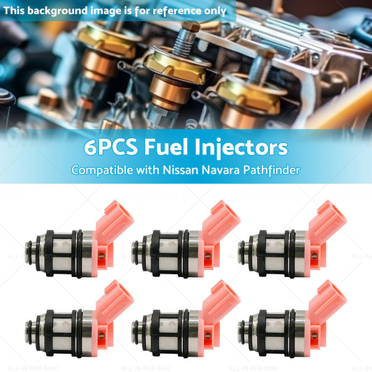 6PCS Fuel Injectors Suitable For Nissan Navara D21 D22 Pathfinder 16600-9S200-1