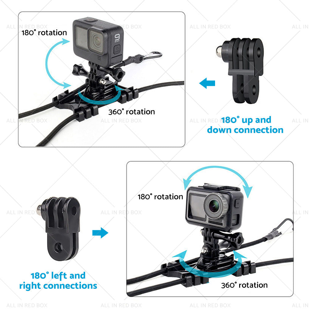 Adjustable Camera Fence Mount Stand Holder For Action Camera and Mobile Phone-3