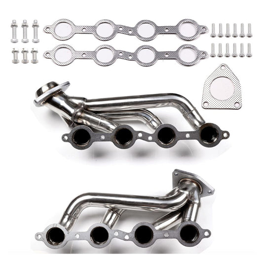 Exhaust Header Suitable For GMC Yukon Sierra 1999–2001 4.8L 5.3L 2WD 4WD EH28035-1