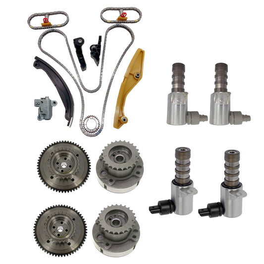 Timing Chain Kit with VVT Cam Phaser Suitable For Ford F-150 Lincoln MKX Taurus 3.5L 3.7L-1