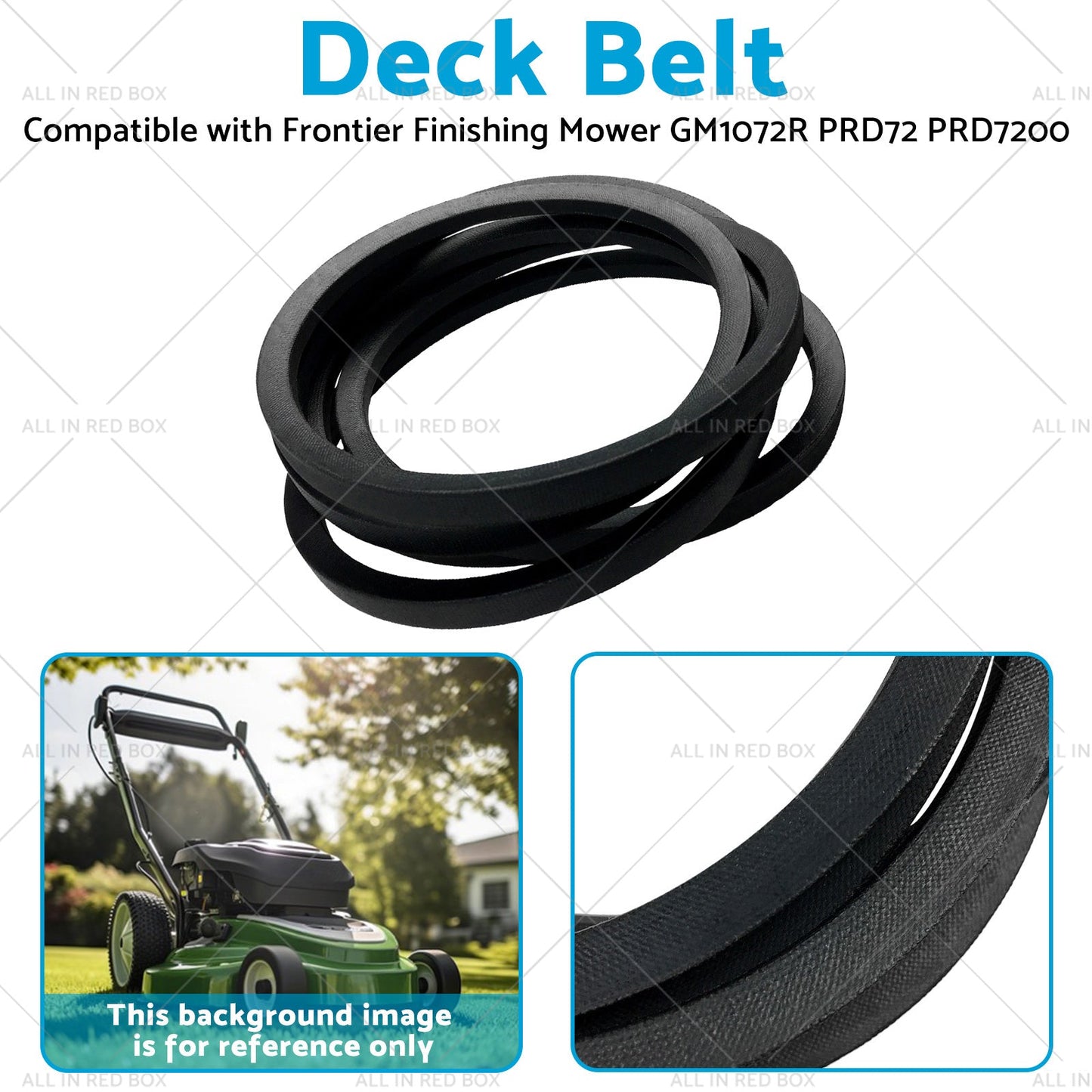 Drive Belt Suitable for Woods Frontier Finishing Mower GM1072R PRD72 PRD7200 72 inch-2